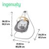 Ingenuity Parker™ Zenélő Hintaszék Újszülött Kortól - 6 Hintázási Sebesség, 8 Dallam, USB-Csatlakozás, 9kg Súlyhatárig