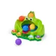 Bright Starts Poppin' Ball Frog™ Interaktív Játék 6 Hónapos Kortól - Labdapattogtató Béka Babajáték, Zenével és Fényekkel, Mozgásra Ösztönöz