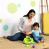 Bright Starts Poppin' Ball Frog™ Interaktív Játék 6 Hónapos Kortól - Labdapattogtató Béka Babajáték, Zenével és Fényekkel, Mozgásra Ösztönöz