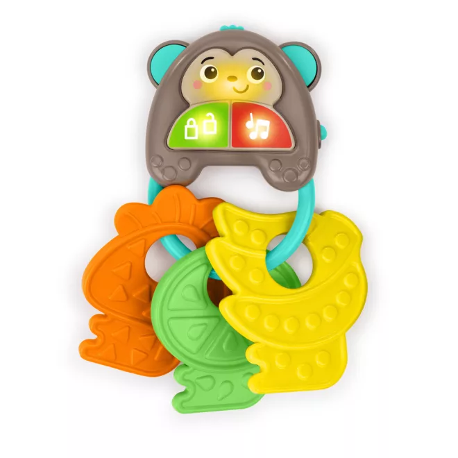 Bright Starts Zenei Kulcsos Játék MonKeys™ - Interaktív Fejlesztő Bébijáték 6 Hónapos Kortól