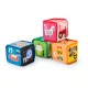 Baby Einstein Textil Játék Kockák Ábécé Alpha Stacks™ 4db 3 Hónapos Kortól - Készségfejlesztő Játékhoz Vidám Babás Felfedezéshez