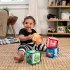 Baby Einstein Textil Játék Kockák Ábécé Alpha Stacks™ 4db 3 Hónapos Kortól - Készségfejlesztő Játékhoz Vidám Babás Felfedezéshez
