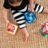 Baby Einstein Textil Játék Kockák Ábécé Alpha Stacks™ 4db 3 Hónapos Kortól - Készségfejlesztő Játékhoz Vidám Babás Felfedezéshez