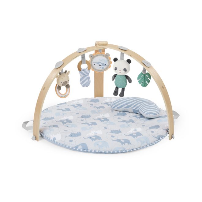 Ingenuity Elephant March Kétoldalas Játszószőnyeg Újszülött Kortól - Puha, Fejlesztő és Könnyen Tisztítható Baba Játszószőnyeg 0m+