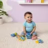 Bright Starts Stitch Tropical Treasures Többérzékszervi Ajándékkészlet Rágókával, 3 Hónapos Kortól