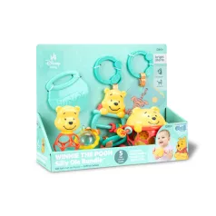   Disney Baby Micimackó Többérzékszervi Ajándékkészlet Csörgővel és Rágókával, Újszülött Kortól