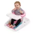 Baby Einstein Tappin' Tunes Learn-to-Sit 4 az 1-ben Babaülőke Zongorával, Rózsaszín, 4 Hónapos Kortól
