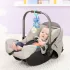 Bright Starts Disney Stitch Tummy Tumble Szenzoros Függő Játék C-Gyűrűvel Újszülött Kortól