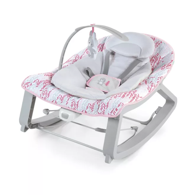 Ingenuity Keep Cozy Lily 3 az 1-ben Rezgő Pihenőszék Újszülött Kortól - Hintaszék, Etetőszék és Nyugtató Szék 18Kg-ig