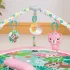 Bright Starts POP 'N Wiggle Rosy Rainforest Játszószőnyeg Játékhíddal, Újszülött Kortól