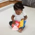 Baby Einstein Ocean Opposites Puha Foglalkoztató Könyv Tengeri Mintákkal, Újszülött Kortól