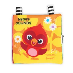  Baby Einstein Nature Sounds Puha Foglalkoztató Könyv Hangokkal, Újszülött Kortól