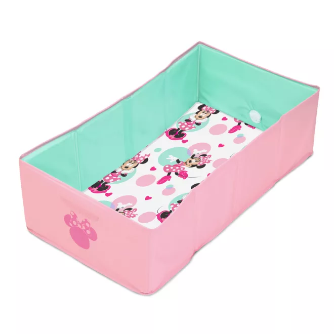 Bright Starts Minnie Mouse TuckAway Összecsukható Utazókád, 12 Hónapos Kortól