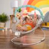 Bright Starts Rezgő Pihenőszék Dallamokkal Winnie the Pooh Dots & Hunny - Mesés, Nyugtató Babaszék Újszülött Kortól 9kg-ig