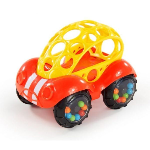 Baby Einstein Oball Rattle and Roll Car Autó Gyerekjáték Piros 3 Hónapos Kortól