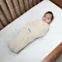 Ingenuity SwaddleMe™ Muszlin Pólya 1.5 TOG 0-3 Hónapos Babáknak Krém - Puha, Lélegző, Biztonságos Alváshoz