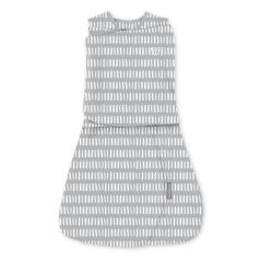   Ingenuity SwaddleMe Szürke Pamut Pólya Kagyló Alakú 3 Hónapos Kortól - Átalakítható Szabad Ujjal, TOG 1, Biztonságos és Kényelmes Baba Pólya