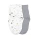 Ingenuity SwaddleMe™ Pamut Pólya Ulitka Sunset Space 2db 0.5 TOG 0-3 Hónapos Babáknak - Könnyen Használható, Puha és Lélegző Alváshoz