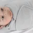 Ingenuity SwaddleMe™ Pamut Pólya Ulitka Sunset Space 2db 0.5 TOG 0-3 Hónapos Babáknak - Könnyen Használható, Puha és Lélegző Alváshoz