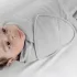 Ingenuity SwaddleMe™ Pamut Pólya Ulitka Rising Sun 2db 0.5 TOG 0-3 Hónapos Babáknak - Könnyen Használható, Puha és Lélegző Alváshoz