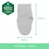 Ingenuity SwaddleMe™ Pamut Pólya Ulitka Rising Sun 2db 0.5 TOG 0-3 Hónapos Babáknak - Könnyen Használható, Puha és Lélegző Alváshoz