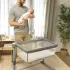 Ingenuity SwaddleMe™ Pamut Pólya 1 TOG 0-3 Hónapos Babáknak Elefánt - Puha, Biztonságos és Könnyen Használható Alváshoz