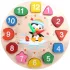 Wooze Puzzle Óra Fa Készségfejlesztő Játék Gyerekeknek