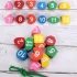 Wooze Puzzle Óra Fa Készségfejlesztő Játék Gyerekeknek