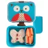 Skip Hop Zoo Tízórai Doboz 700ml Bagoly Mintával 3 Éves Kortól - Szivárgásbiztos, Strapabíró Ételtartó Iskolába és Utazáshoz