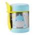 Skip Hop Zoo Ételtermosz Kanállal és Villával Cápa Mintás 325ml - Rozsdamentes Acél, Duplafalú, BPA-mentes Ételtároló 3 Éves Kortól