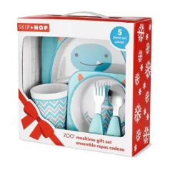  Skip Hop Zoo Winter Yeti Melamin Étkezési Ajándékszett 6 Hónapos Kortól - Kedves Mintás Étkezőkészlet
