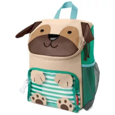   Skip Hop Zoo Hátizsák BIG Mopszli - Tágas, Strapabíró és Vidám Gyermek Hátizsák 3 Éves Kortól