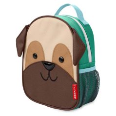   Skip Hop Zoo Hátizsák Biztonsági Pórázzal Mopszli - Aranyos, Praktikus és Biztonságos Gyermek Hátizsák 1 Éves Kortól