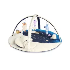   Skip Hop Celestial Dreams Játszószőnyeg 5 Játékkal és Támogató Párnával - Fejlesztő és Kényelmes Baba Játszószőnyeg Újszülött Kortól