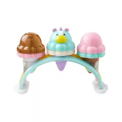   Skip Hop Zoo Sweet Scoops Jégkrémes Halmozható Készlet Változó Színekkel 2 Éves Kortól - Kreatív Szerepjáték, Színváltós Fagyi Készítő Játék Gyerekeknek