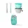 Skip Hop Easy-Feed Mealtime Set 5 Darabos Étkezési Készlet Pohárral Teal/Grey 6 Hónapos Kortól - Csúszásmentes, BPA-mentes Tányér- és Pohárszett Babáknak