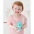 Skip Hop Easy-Feed Mealtime Set 5 Darabos Étkezési Készlet Pohárral Teal/Grey 6 Hónapos Kortól - Csúszásmentes, BPA-mentes Tányér- és Pohárszett Babáknak