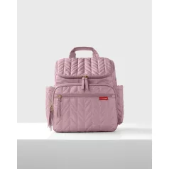   Skip Hop Forma Pelenkázótáska és Hátizsák Mauve Mist - Könnyű, Tágas és Praktikus Baba-Mama Táska Pelenkázó Alátéttel és Szigetelt Rekeszekkel