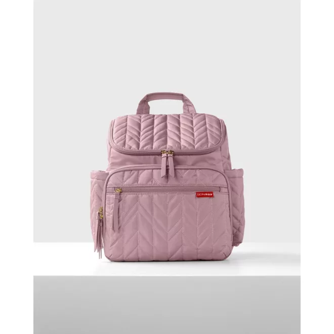 Skip Hop Forma Pelenkázótáska és Hátizsák Mauve Mist - Könnyű, Tágas és Praktikus Baba-Mama Táska Pelenkázó Alátéttel és Szigetelt Rekeszekkel