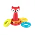 Skip Hop Explore & More Készségfejlesztő Piramis Játék Róka 6 Hónapos Kortól - Rakosgató, Színes Fejlesztő Játék a Finommotorika és Szenzoros Készségek Fejlesztésére