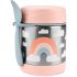 Skip Hop Spark Style Ételtermosz Kanállal és Villával Szivárvány Mintás 325ml - Rozsdamentes Acél, Duplafalú, BPA-mentes Ételtároló 3 Éves Kortól