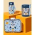 Skip Hop Spark Style Ételtermosz Kanállal és Villával Rakéta Mintás 325ml - Rozsdamentes Acél, Duplafalú, BPA-mentes Ételtároló 3 Éves Kortól