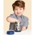Skip Hop Spark Style Ételtermosz Kanállal és Villával Rakéta Mintás 325ml - Rozsdamentes Acél, Duplafalú, BPA-mentes Ételtároló 3 Éves Kortól