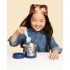 Skip Hop Spark Style Ételtermosz Kanállal és Villával Rakéta Mintás 325ml - Rozsdamentes Acél, Duplafalú, BPA-mentes Ételtároló 3 Éves Kortól