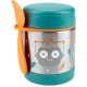 Skip Hop Spark Style Ételtermosz Kanállal és Villával Robot Mintás 325ml - Rozsdamentes Acél, Duplafalú, BPA-mentes Ételtároló 3 Éves Kortól