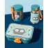 Skip Hop Spark Style Ételtermosz Kanállal és Villával Robot Mintás 325ml - Rozsdamentes Acél, Duplafalú, BPA-mentes Ételtároló 3 Éves Kortól