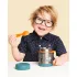 Skip Hop Spark Style Ételtermosz Kanállal és Villával Robot Mintás 325ml - Rozsdamentes Acél, Duplafalú, BPA-mentes Ételtároló 3 Éves Kortól