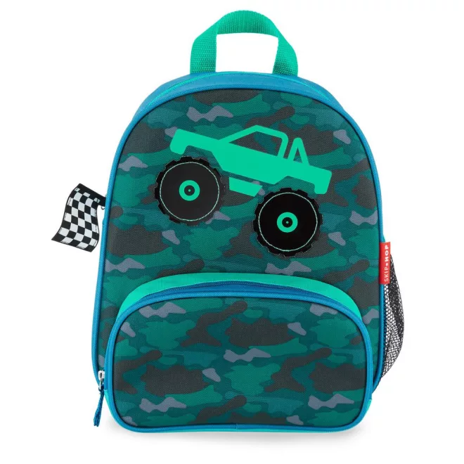 Skip Hop Spark Style Little Monster Truck Gyerek Óvodai Hátizsák - Vidám Mintás Hátizsák 3 Éves Kortól