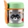 Skip Hop Zoo Ételtermosz Kanállal és Villával Mosómedve Mintás 325ml - Rozsdamentes Acél, Duplafalú, BPA-mentes Ételtároló 3 Éves Kortól