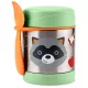 Skip Hop Zoo Ételtermosz Kanállal és Villával Mosómedve Mintás 325ml - Rozsdamentes Acél, Duplafalú, BPA-mentes Ételtároló 3 Éves Kortól